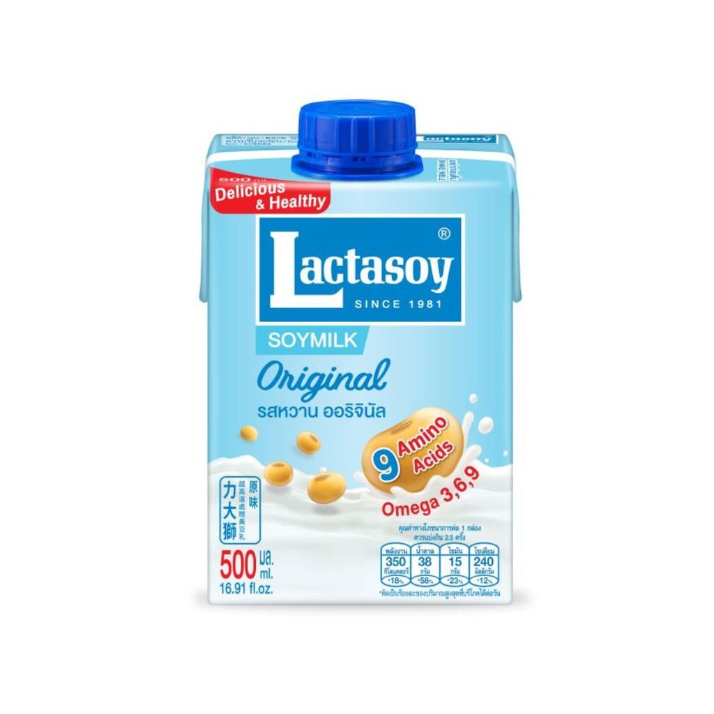 แลคตาซอย หวาน (Lactasoy Soy Milk Sweet 500ml.)