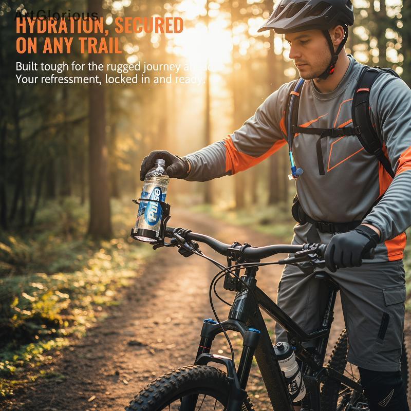 Art 1 ชิ้นพับรถจักรยานยนต์ที่วางขวดน้ําถ้วย Braet Robust อุปกรณ์เสริมสําหรับ Off Road Biking N
