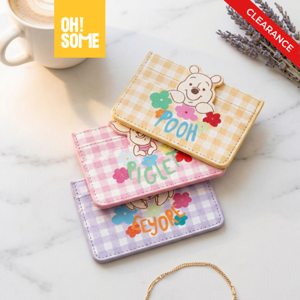 OHSOME x Disney กระเป๋าใส่บัตรวินนี่ เดอะ พูห์ Winnie the Pooh Wallet
