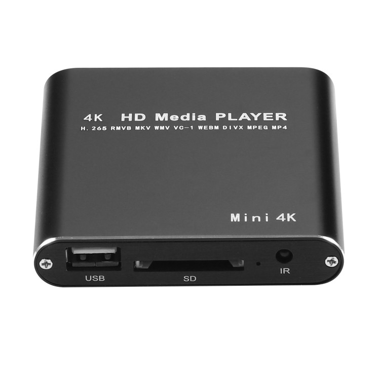 คุณภาพดี X9 HD เครื่องเล่นมัลติมีเดีย 4K Video Loop USB เครื่องเล่นสื่อภายนอก AD Player