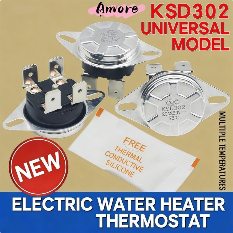 Amore KSD302 เครื่องทําน้ําอุ่นไฟฟ้าสวิตช์ควบคุมอุณหภูมิสําหรับเครื่องใช้ในบ้าน