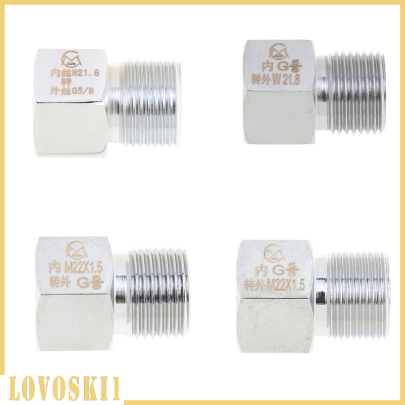 [Lovoski1] Aquarium CO2 Tank กระบอกอะแดปเตอร์แปลง Bolt Nut 2 Regulator, W21.8 ถึง G5/8 ,G5/8 ถึง W21