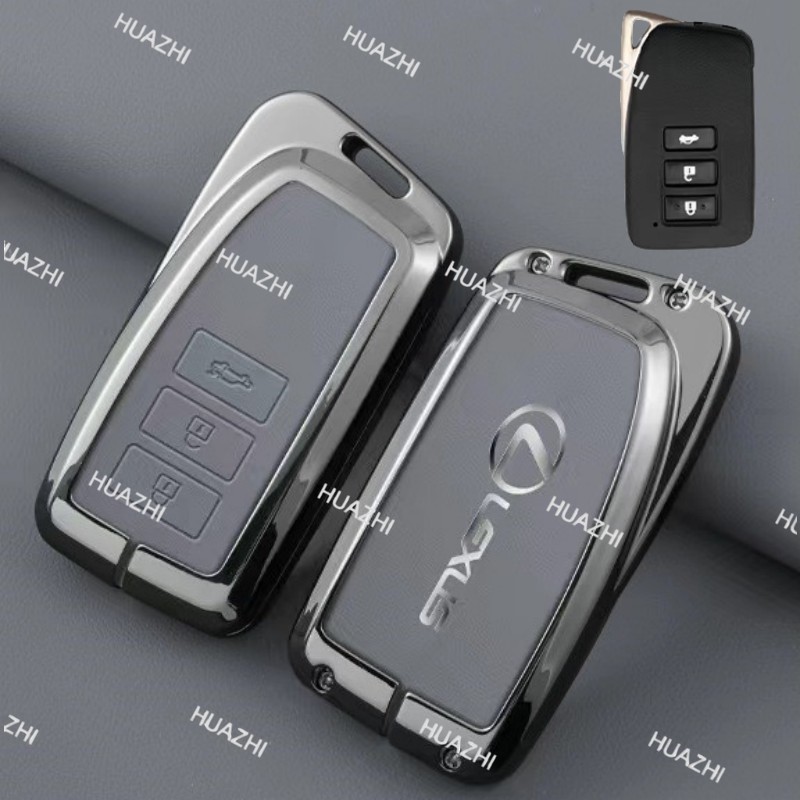 ZC Lexus Key Case RX300 NX200T ES250 อลูมิเนียมของแท้หนังป้องกันกรณี Lexus Premium Key