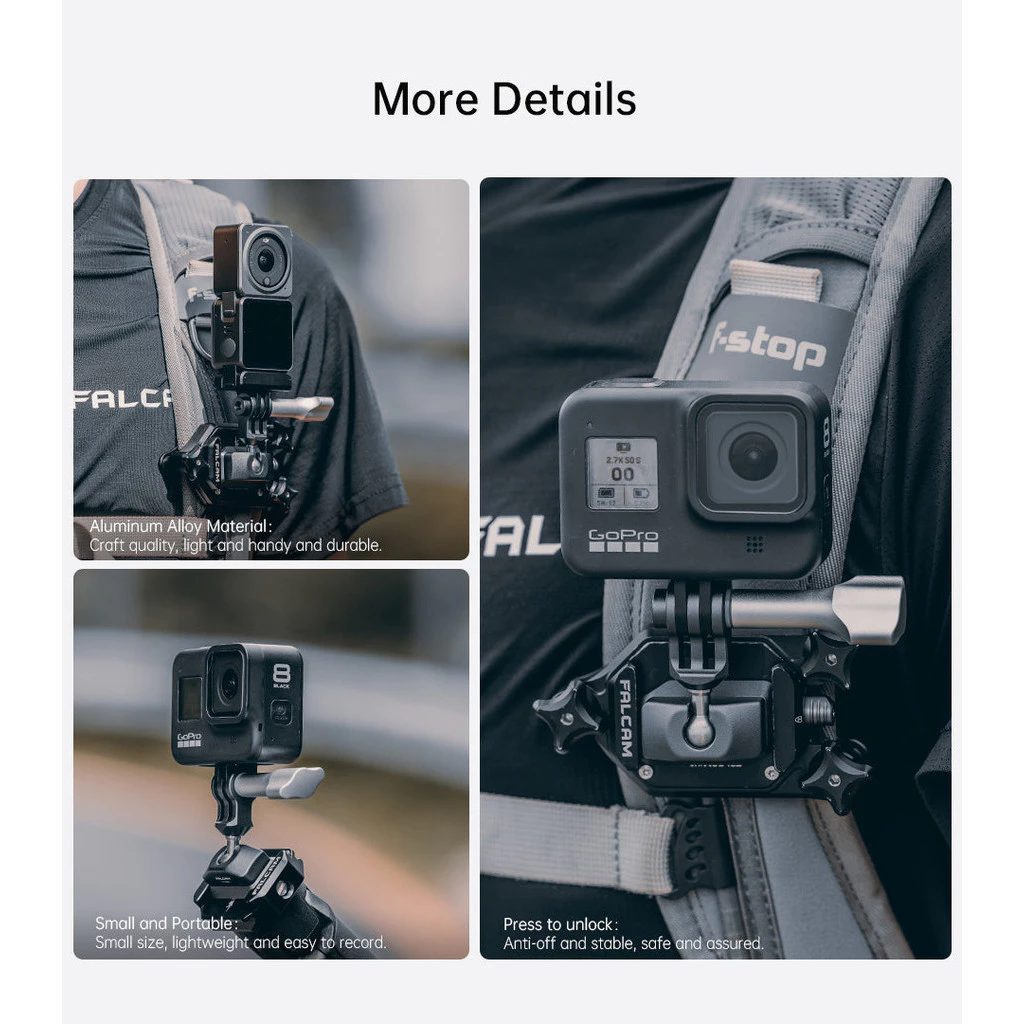 หัวบอล Falcam F22 F38 Quick Release สำหรับกล้อง DJI GoPro Insta360 thumbnail 4