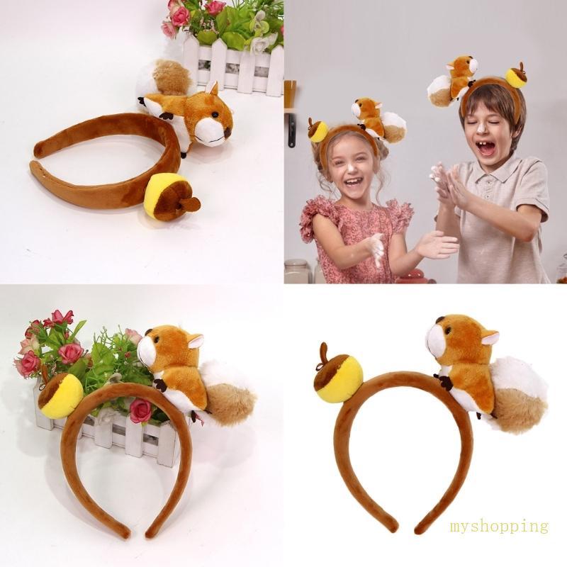 Ivy Girl ที่คาดผมฮาโลวีน Adorkable Squirrel Headwear ที่คาดผมแสนสนุก