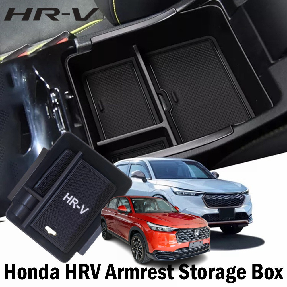 Honda HRV Armrest Box Storage HRV (2022-2026) คอนโซลคอนโซลถาดอุปกรณ์เสริมในรถยนต์
