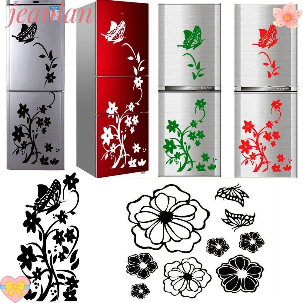 เจแลน สติกเกอร์ตู้เย็นสร้างสรรค์หลายสีตกแต่งบ้านห้องครัวห้องนั่งเล่นวอลล์เปเปอร์