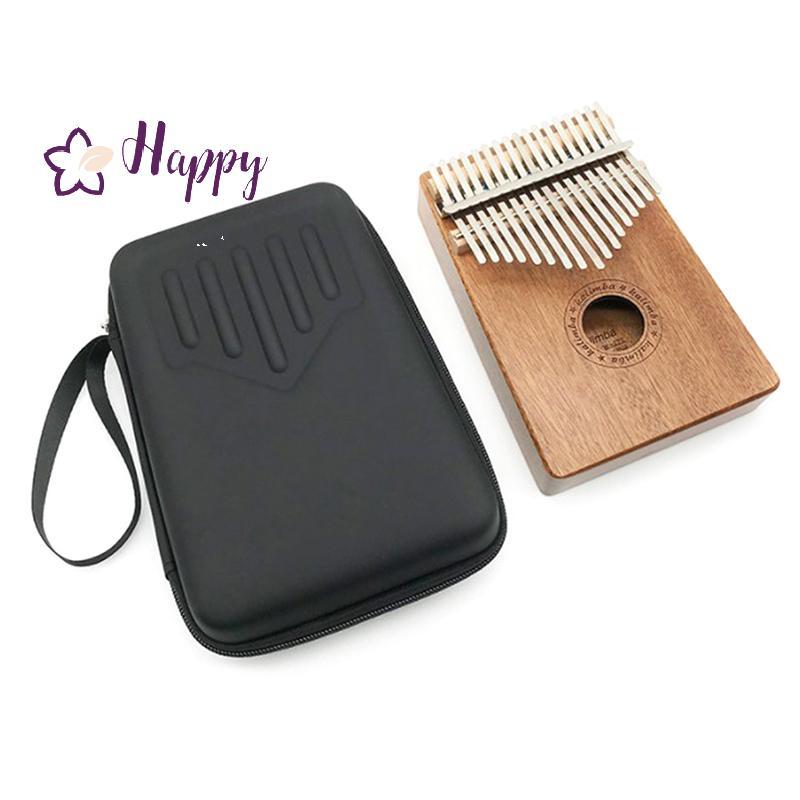 <Happybay> 17-Tone Kalimba Thumb Thiened Kalimba Instrument Storage Case Kalimba Music Box ลดราคา