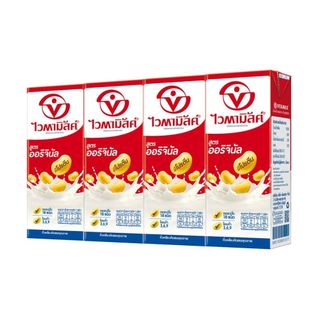[สินค้าส่งด่วน] ไวตามิลค์สูตรออริจินัล 200 มล. แพ็ค 4 VITAMILK ORIGINAL SOYMILK 200 ML. PACK 4