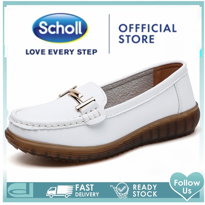 GA9 รองเท้า Scholl ผู้หญิงรองเท้าแบน ผู้หญิง เกาหลี Scholl รองเท้าผู้หญิง แตะ โลฟเฟอร์ ส้นแบน Scholl