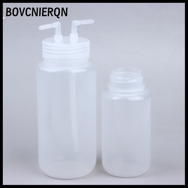 Tn 250ml/500ml ขวดล้าง, Poly PP พลาสติกใสกระบอกล้างแก๊ส,สําหรับ Dispensing Liquid Labs n