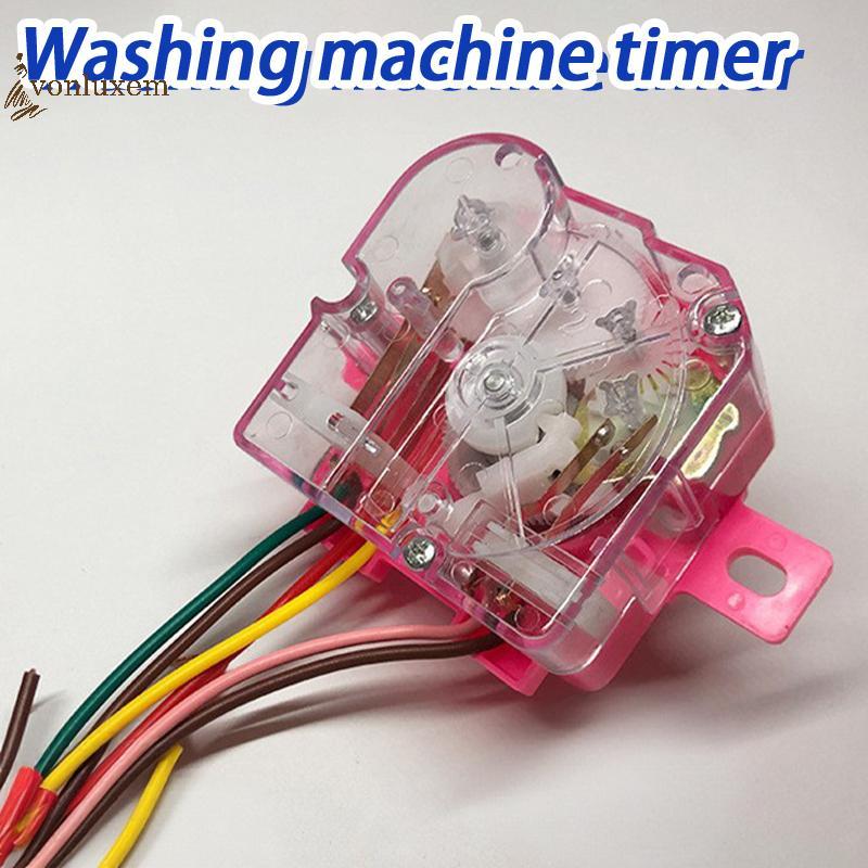 Vonluxem 3 สาย 180 องศาเครื่องซักผ้า Timer เครื่องซักผ้า Timer Switch Wash Timer กึ่งอัตโนมัติเครื่อ