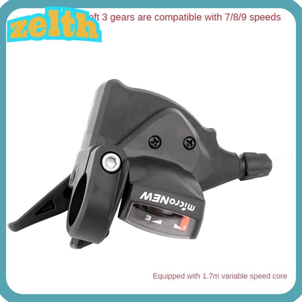 ZELTH จักรยาน Levers Shifter, ซ้ายขวา Thumb Universal Mountain Bike Shifter, ทนทาน 7/8/9/10/11Speed 