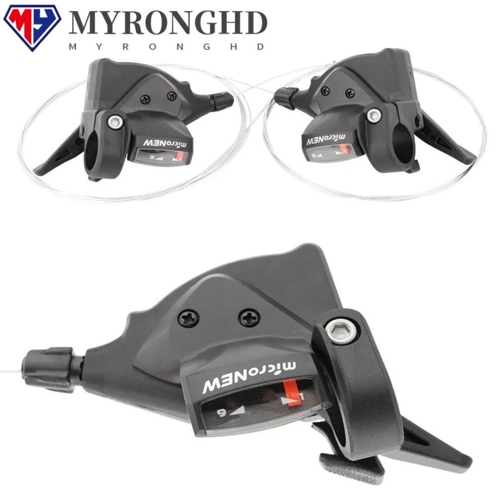 MYRONGHD จักรยาน Levers Shifter, ซ้ายขวา Thumb Universal Mountain Bike Shifter, ชิ้นส่วนจักรยาน 7/8/