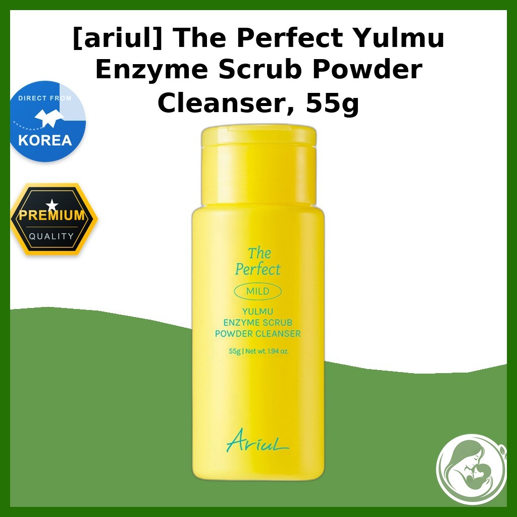 [ariul] The Perfect Yulmu Enzyme Scrub Powder Cleanser, 55g / Korean Scrub Powder / Enzyme Cleanser 