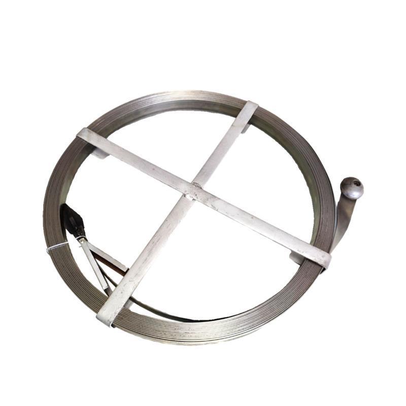 Factory direct plumbing snake steel tape drain auger tool for outdoor sewer cleaning