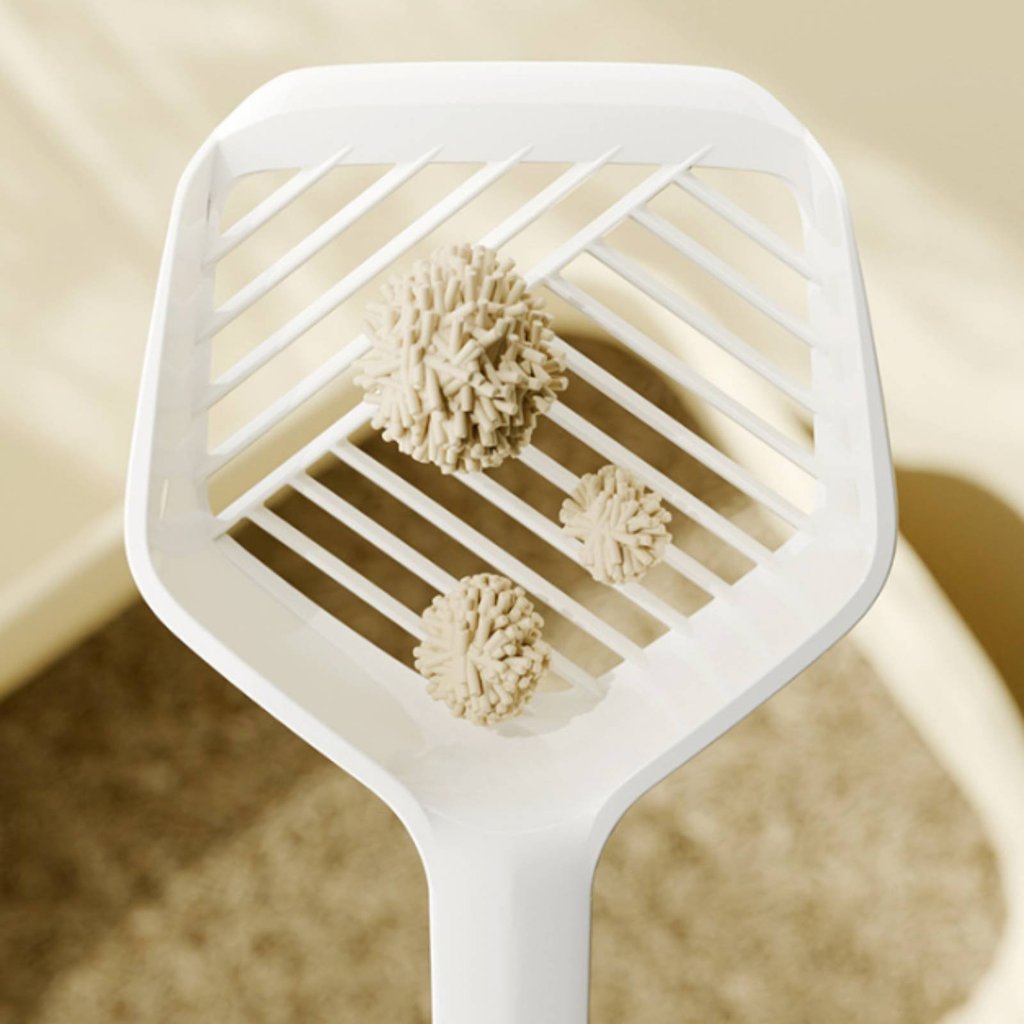 ขนาดใหญ่ Feline Litter Scoop ทําความสะอาดง่าย Feline Litter Shovel Ergonomic Grip