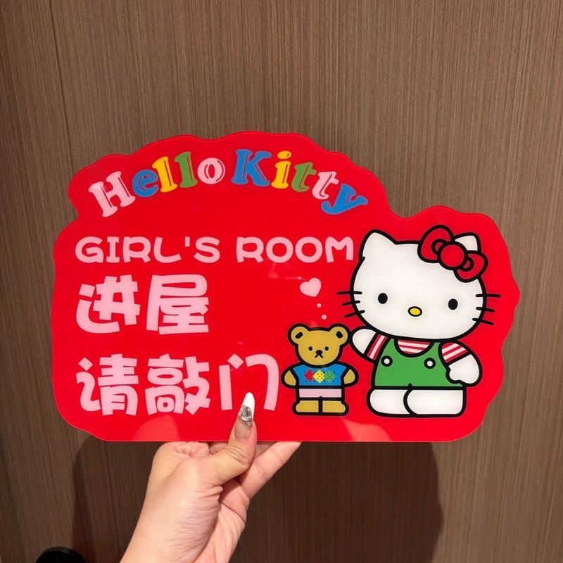 Creative Decorative House Number doorplatehello Kitty บ้านที่กําหนดเอง Number Creative House Number 