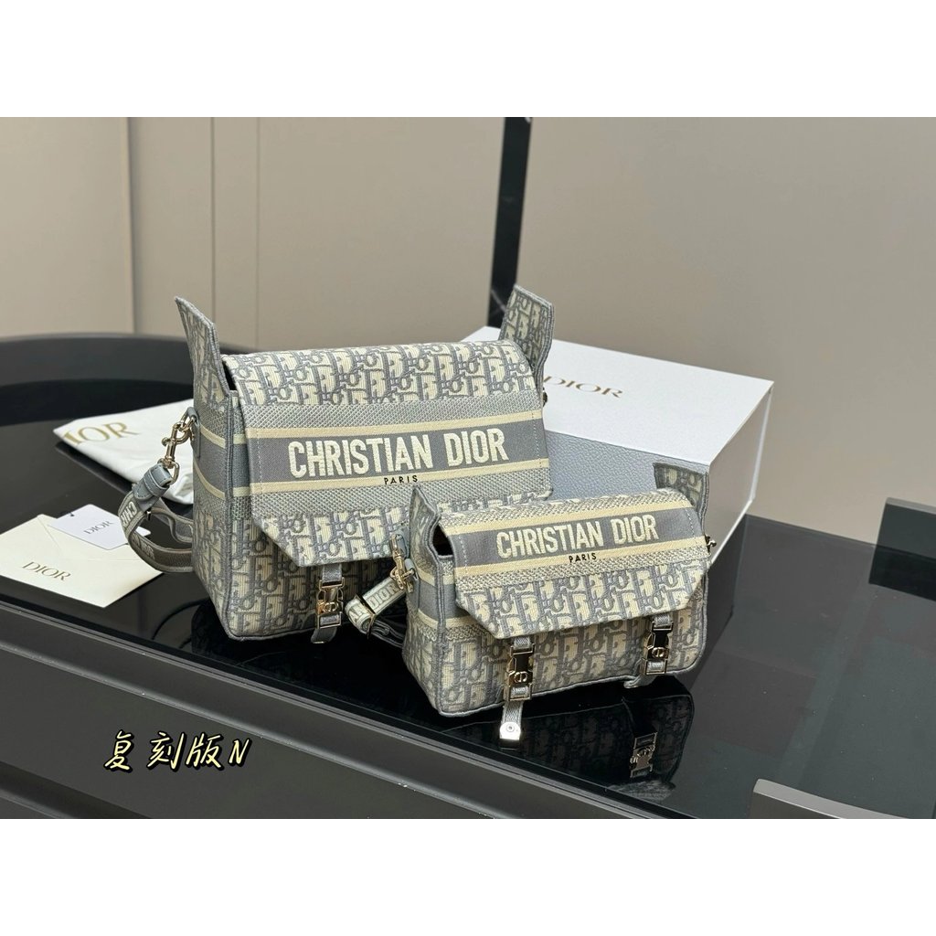 Dior New Style Ladies Camp Messenger Bag Shoulder Messenger Bag Messenger Bag Flap Bag
