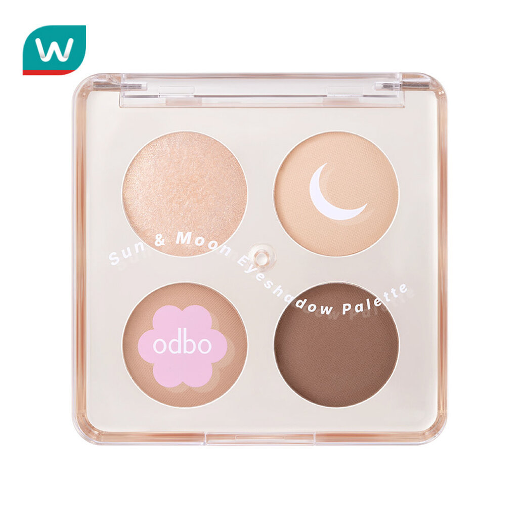 ODBO โอดีบีโอ ซัน แอนด์ มูน อายแชโดว์ พาเลท 3ก. 02 บราวน์