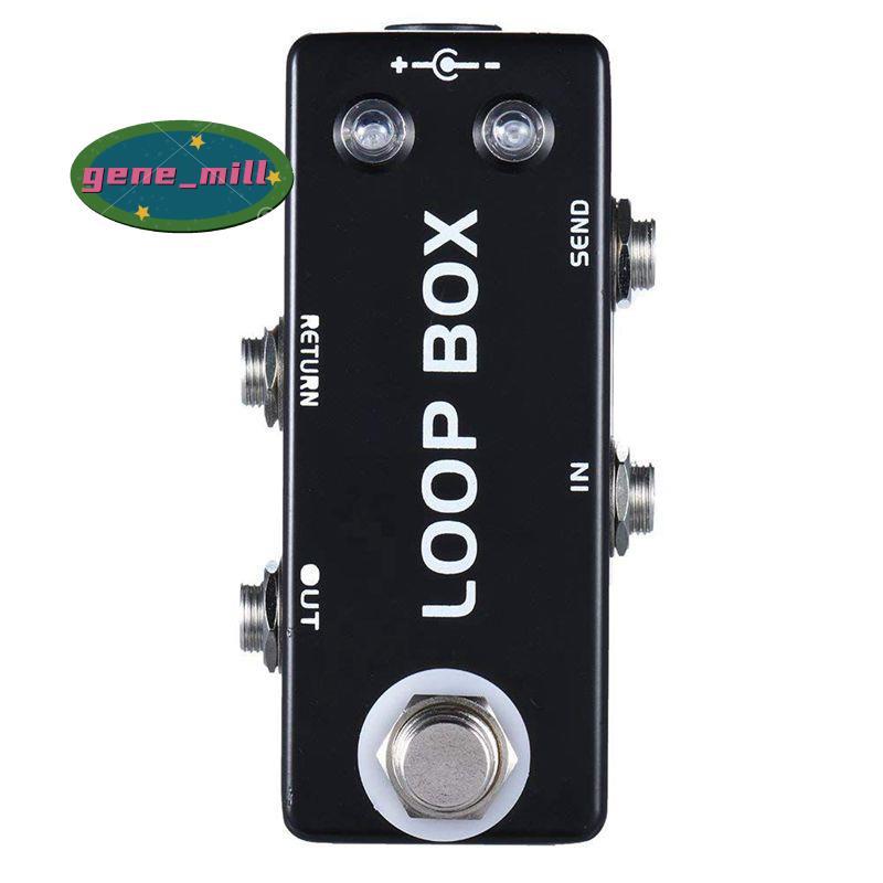 Mini Guitar Effect Pedal Loop Box Switcher Channel Selection True Bypass