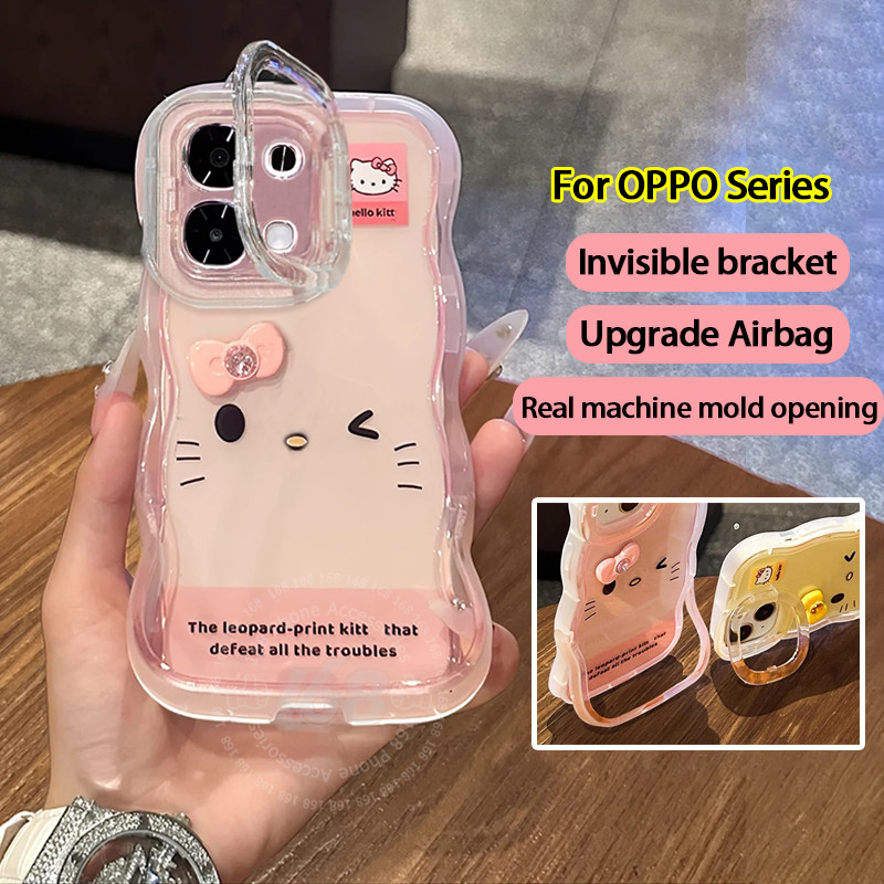 เคส OPPO A6 A5 Pro 5G ลายการ์ตูน แมวน่ารัก ใส กันกระแทก เคสเจล ตกแต่งตุ๊กตา พร้อมที่ตั้งโทรศัพท์ สำหรับผู้หญิง นักเรียน