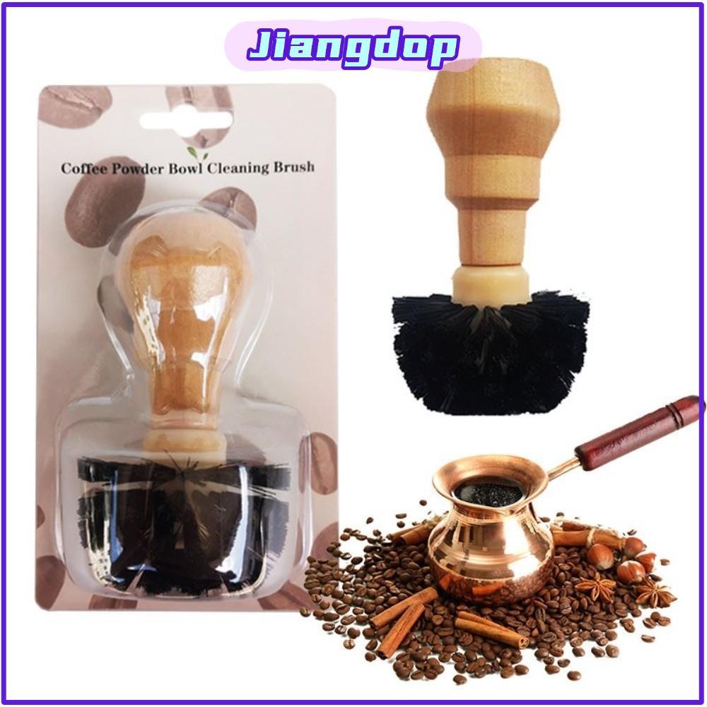 JIANG Espresso Portafilter แปรงทําความสะอาด, PP ไม้จับผงกาแฟชามแปรง,สําหรับ 51/54/58 มม.เครื่องมือทํ