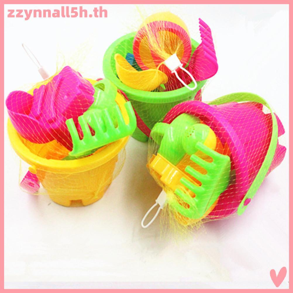 Zzynnall5h Kids Beach Castle Buet Spade Shovel Rake Water Tools Kids Beach Sand Tool Toys