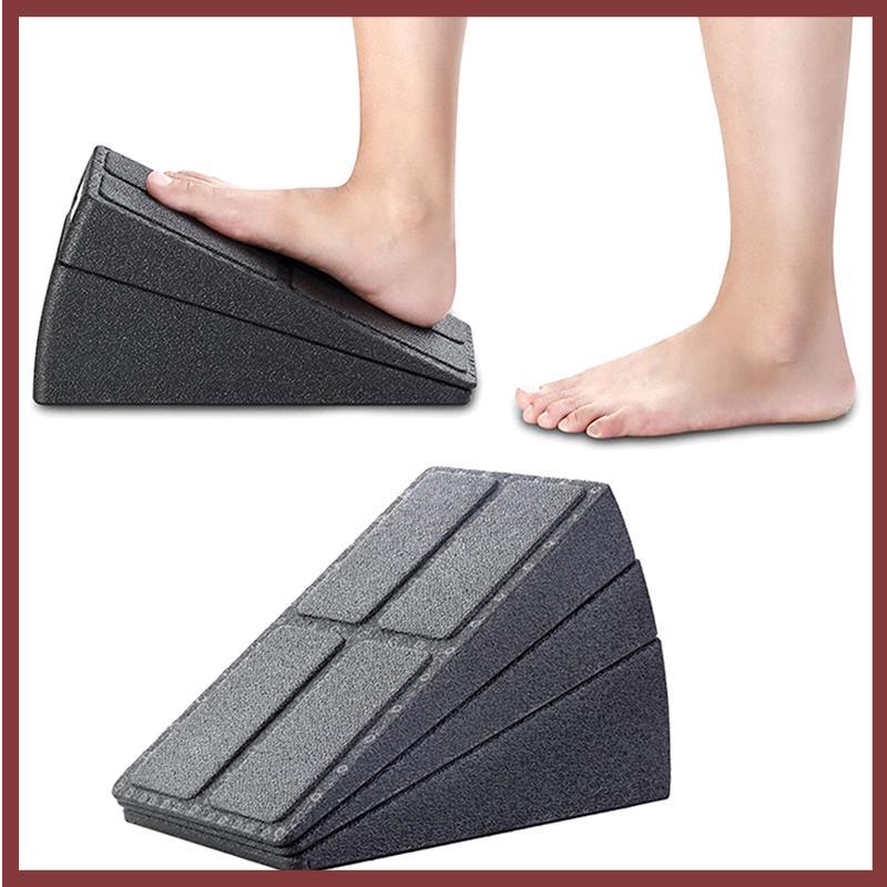[DT] 3 ชิ้น Squat Wedge Blo ปรับลื่น Squat Ramp Deadlift Wedge Calf Stretcher Slant Board Strength ส