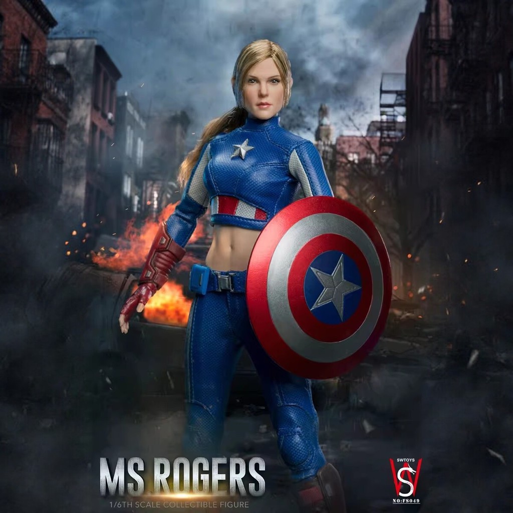 SWTOYS 1/6 NO: FS049 Miss Rogers MS. Rogers ทหารหญิงเคลื่อนย้ายได้รูปพร้อมสต็อก