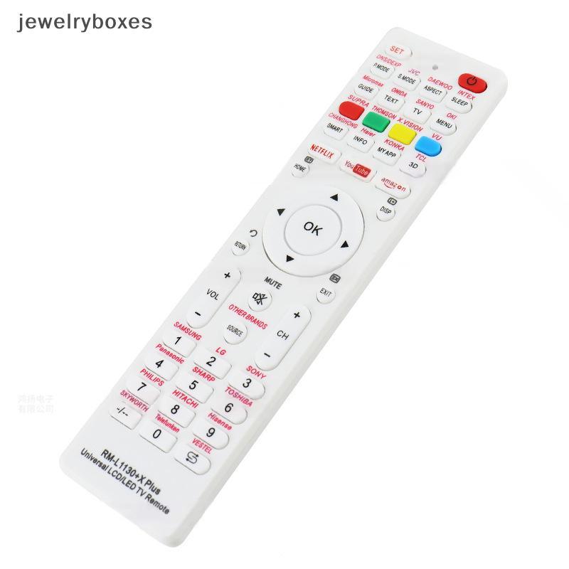 [jewelryboxes] Universal RM-L1130+X รีโมทคอนโทรลทดแทนสําหรับทีวีโทรทัศน์ทุกยี่ห้อ RM-L113+12 RM-L113