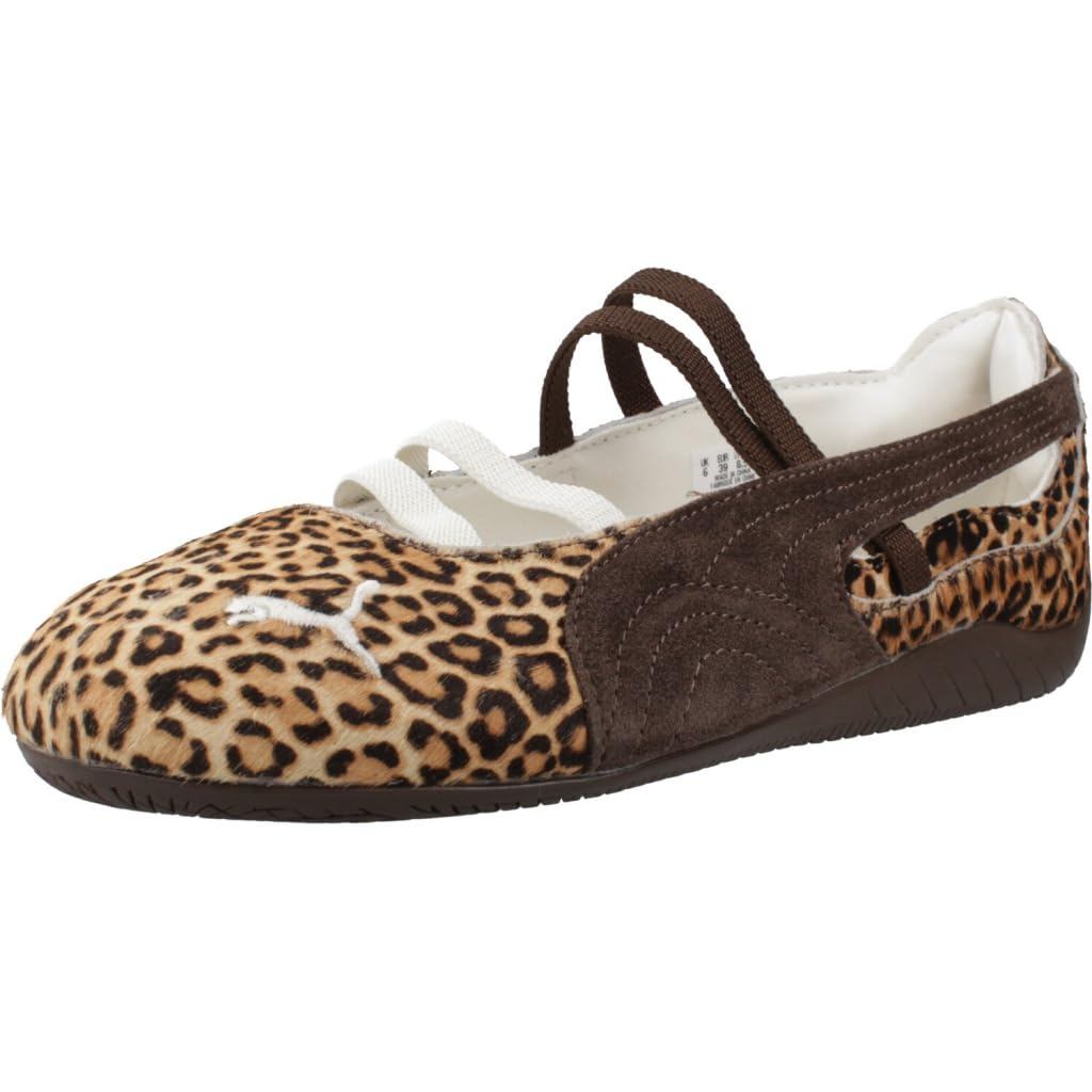 [PUMA] SPEED CAT Ballet Leopard Sneakers in Chocolate/Warm White - Available in Various Adult Sizes