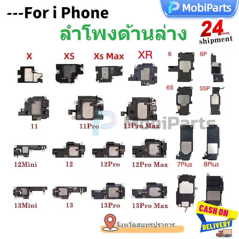 ลำโพงกระดิ่ง Loud Speaker ใช้กับ  X XR XS MAX 6G 6 Plus 6S 6S Plus 7 Plus 8 plus 11 pro max SE 2020 Ringer 12 pro 13 pro