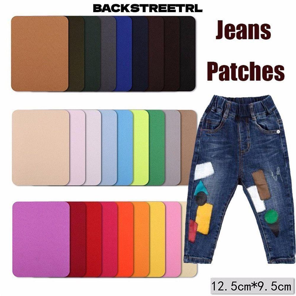 BACKSTAGEREETRL Self Adhesive Patch Thermal Transfer DIY Craft Route Iron-on Fabric