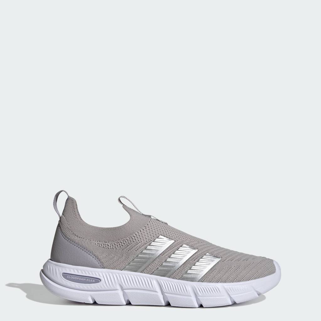 adidas Walking & ไลฟ์สไตล์ รองเท้า CLOUDFOAM FLEX SOCK ผู้หญิง สีเทา HQ4946