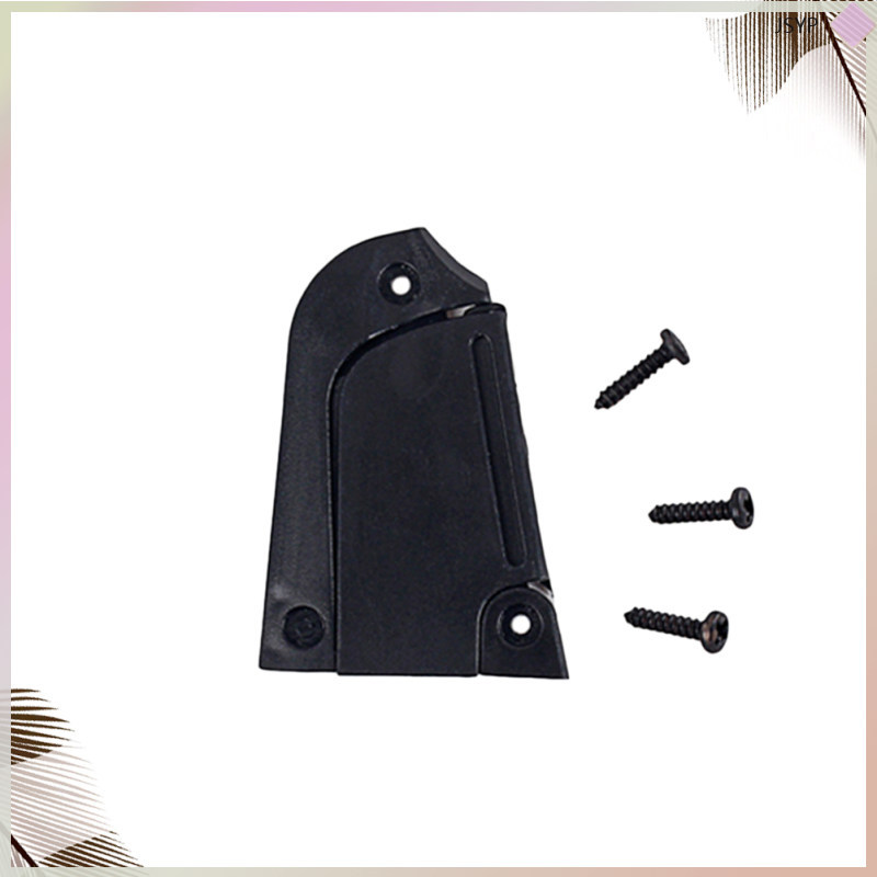 Metal Truss Rod Cover สําหรับกีตาร์ไฟฟ้าเบสกีตาร์ไฟฟ้าอะไหล่ GR37 (สีดํา) junshaoyipin