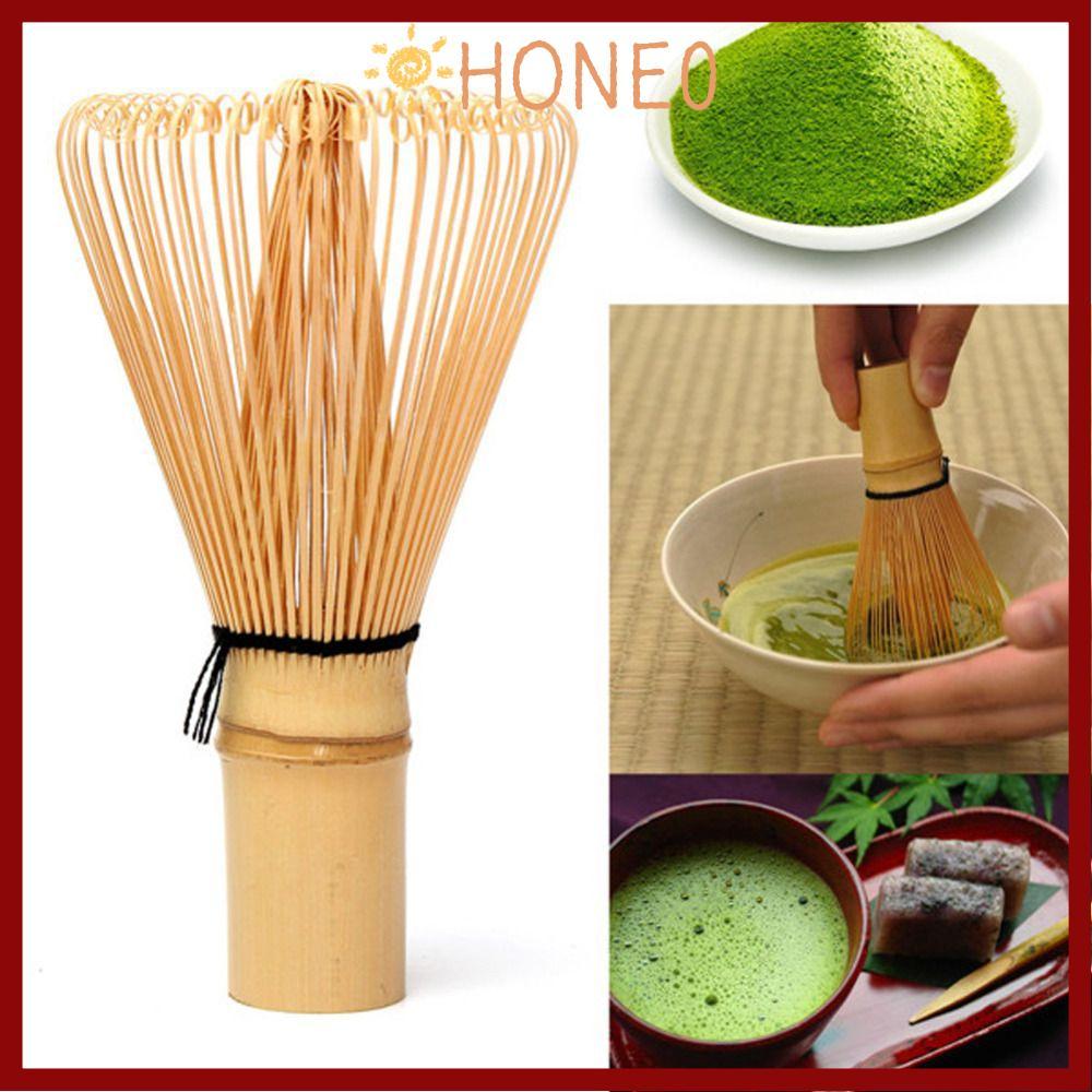 HONE 80 Fringe Bamboo Brush Home Japanese Tea Set Green Tea Matcha Bamboo Accessories