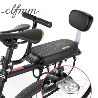 อานเบาะที่นั่งหลัง Pu กันกระแทกสีดําสําหรับรถจักรยาน พนักพิงจักรยาน bicycle seat G3091