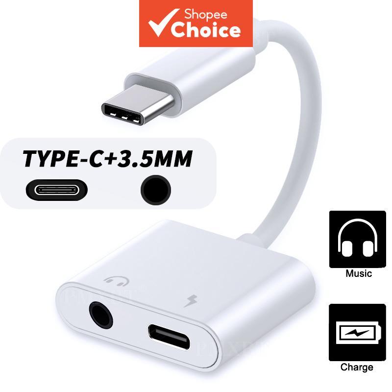 ตัวแยกการชาร์จเสียง USB-C ถึง 3.5 มม. สําหรับ Samsung Galaxy S25 S24 Ultra Series Pro Hub