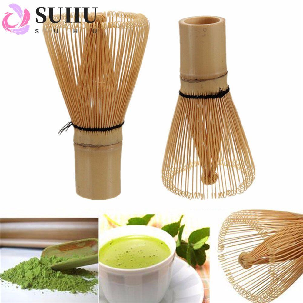 SUHU 80 Fringe Bamboo Brush Home Kitchen Green Tea Matcha Bamboo Accessories