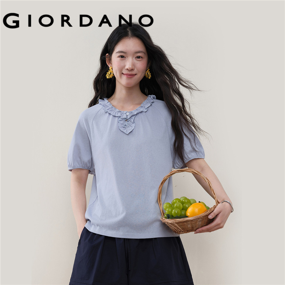 GIORDANO WOMEN Women Raglan T-Shirt 18326809