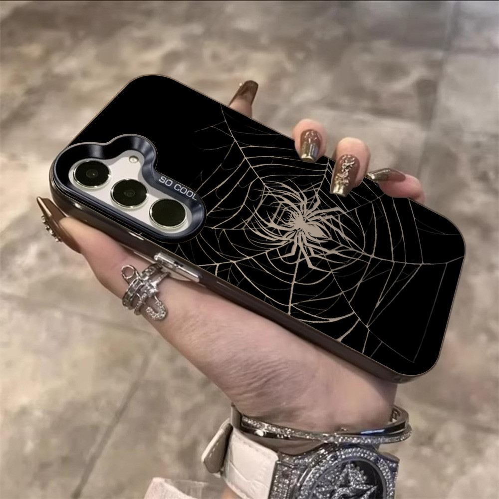 ใยแมงมุม IMD เคส For Samsung A07 A17 A55 A06 A05S A15 A35 A54 A26 A36 A56เคสโทรศัพท์ เปลือกแข็ง กันกระแทกเคสมือถือ ราคา ถูกที่สุด ดีลบีเคเค แกลเลอรีภาพที่ 7