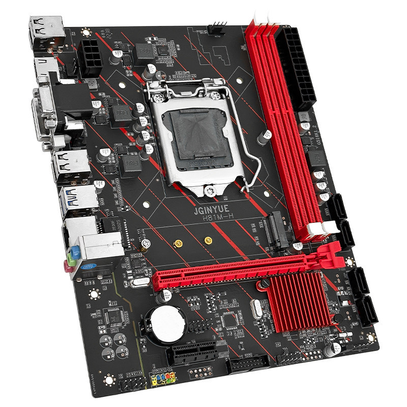 Jingdong H81 เมนบอร์ด DDR3 เกม CPU ชุด 1150 Pins