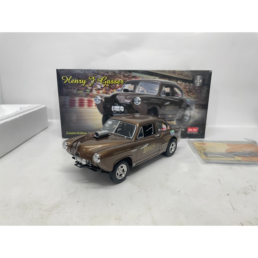 Sunstar Sunstar 1/18 Caesar Henry J Straight Car Original Package สินค้าใหม่ Photo Seal ยังไม่เปิด S