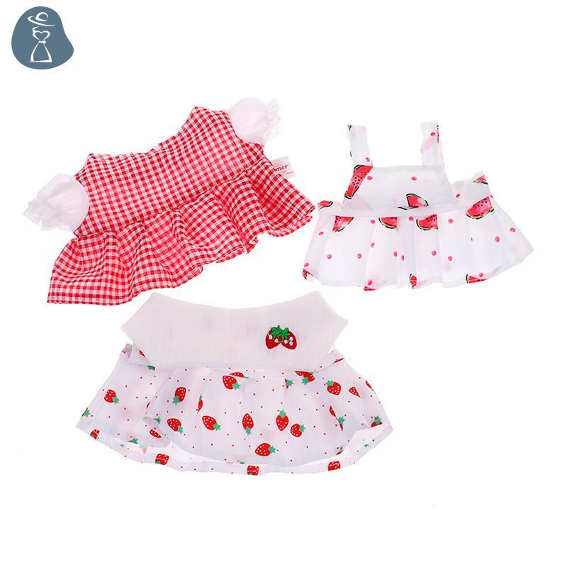 [PANDAB] 1PC Doll Clothes Dress Glasses Bags for 30cm Du Plush Dolls Accessories JOO