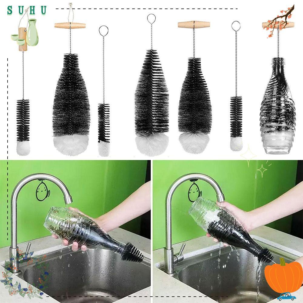 SUHU Soda Stream Bottle Brush คุณภาพสูง Home Kitchen Drink Wineglass Bottle Cup แปรงทําความสะอาด