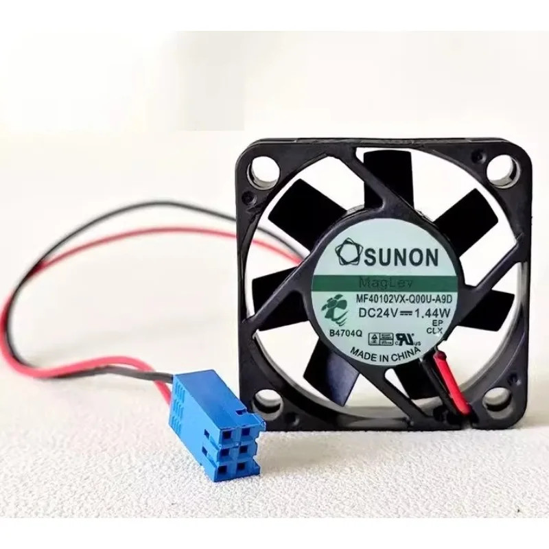 พัดลมคูลเลอร์สําหรับ SUNON MF40102VX-Q00U-A9D 4010 24V 1.44W พัดลมเงียบ 2 สาย 40*40*10 มม.