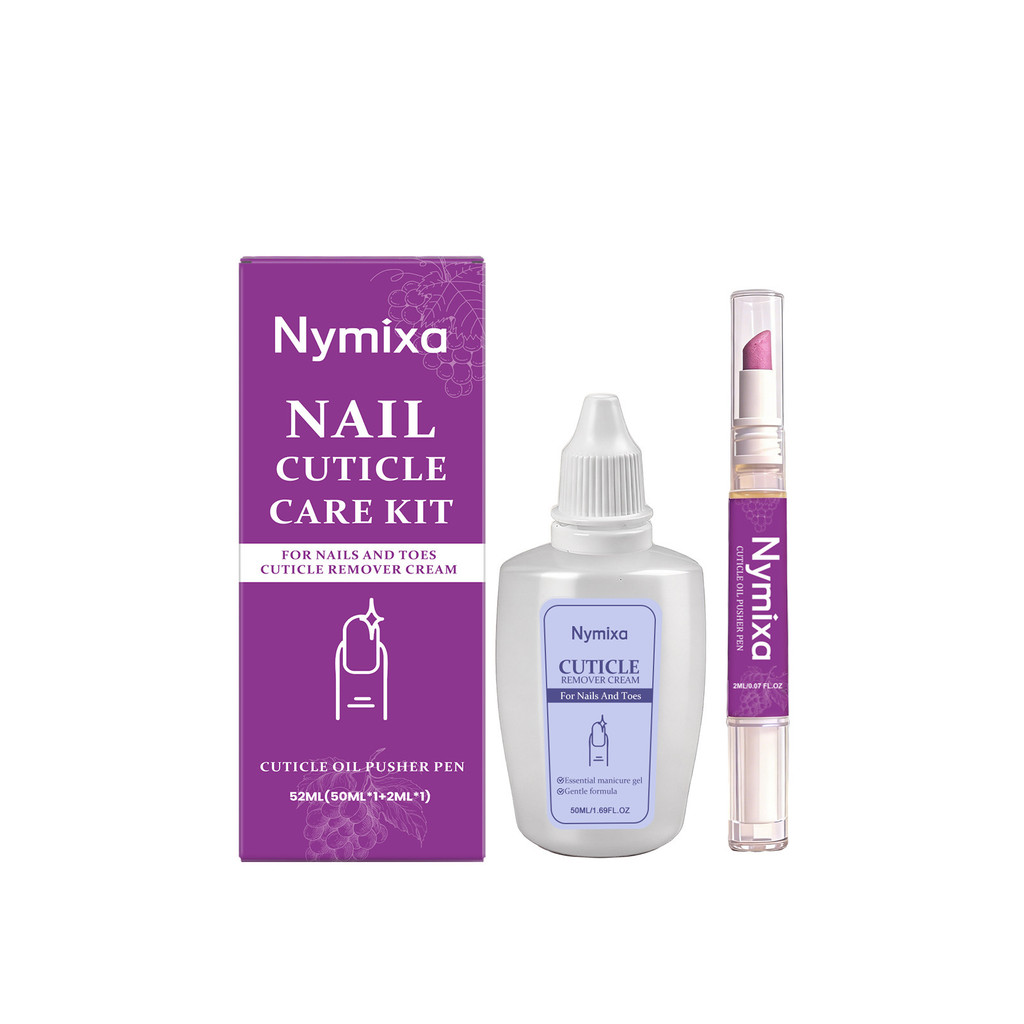 [คลังสินค้าพร้อม] Nymixa Nail Cuticle Care Set Softening Cuticle Nail Roundage Moisturizing Hand Nai