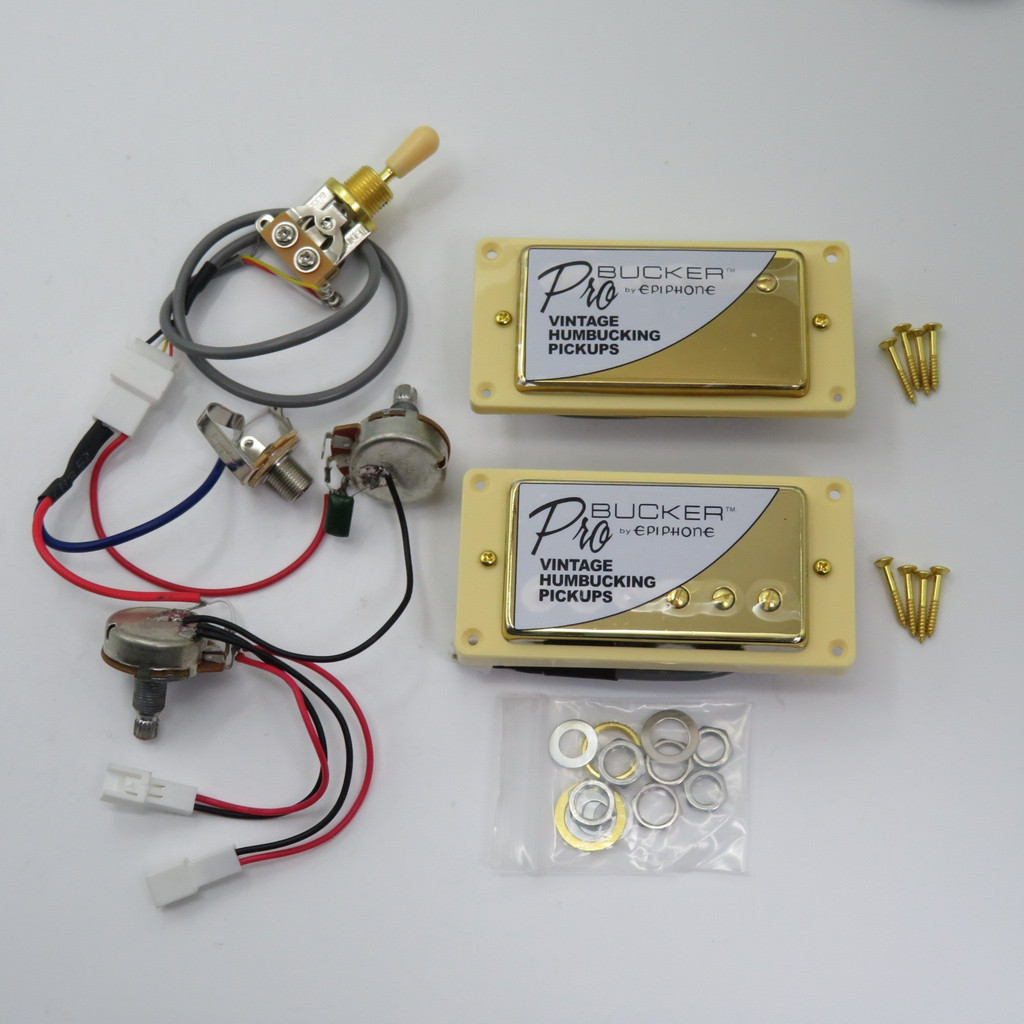 Epiphone ProBucker Vintage Humbucker 2 Core Wire Pickup สําหรับ LP SG พร้อมสายรัด