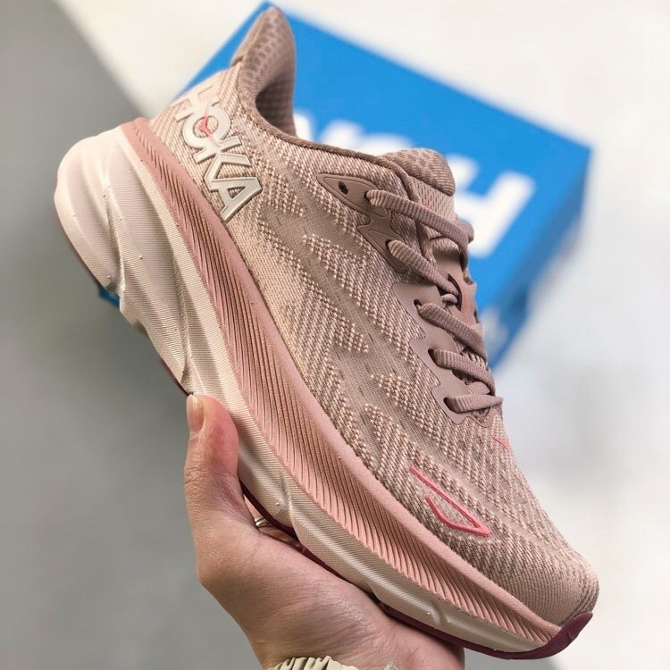 Hoka One One One cli/9th generation professional shock absorption performance รองเท้าวิ่งสําหรับผู้ช